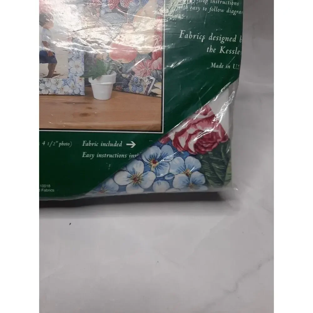 Vintage Concord House Frame Kits 5.25 x 7 Folding Frame Floral Veggie Pattern